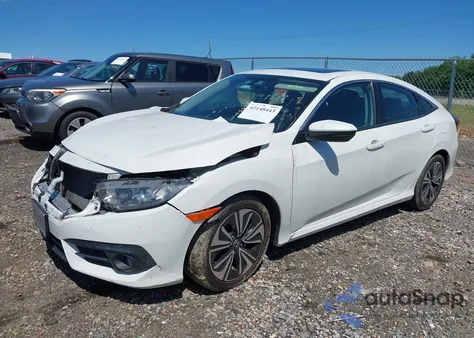 2017 Honda Civic Ex-L z USA, uszkodzony, nr VIN 19XFC1F70HE210046